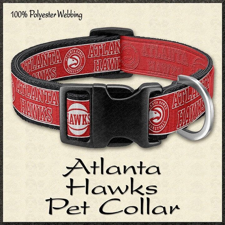 Basketball Fan Atlanta Hawks Dog Collar - product image