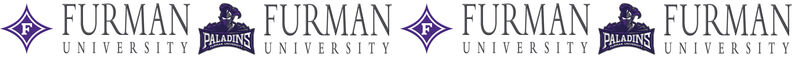 Furman University Paladins Custom Designed Grosgrain Ribbon - product image