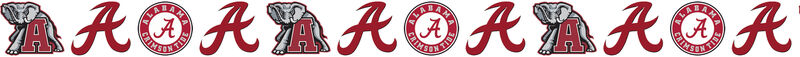 Alabama Crimson Tide Design Custom Grosgrain Ribbon - product image