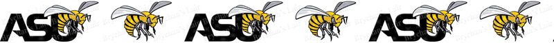 Alabama State University Hornets Design Custom Grosgrain Ribbon - product image