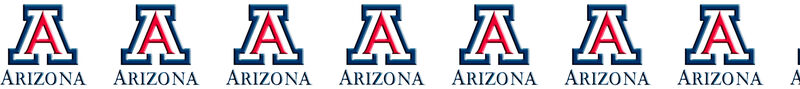 Arizona University Wildcats NO2 Custom Grosgrain Ribbon Design Custom Grosgrain Ribbon - product image