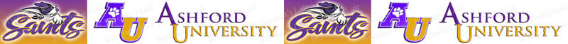Ashford University Saints Custom Designed Grosgrain Ribbon - product image