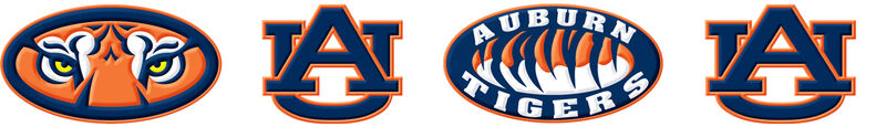 Auburn University Tigers Design NO1 Custom Designed Grosgrain Ribbon - product image