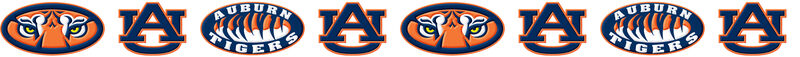 Auburn University Tigers Design NO1 Custom Designed Grosgrain Ribbon - product image