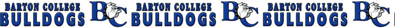 Barton College Bulldogs Custom Designed Grosgrain Ribbon - product image