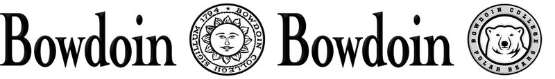 Bowdoin College Polar Bears Custom Designed Grosgrain Ribbon - product image