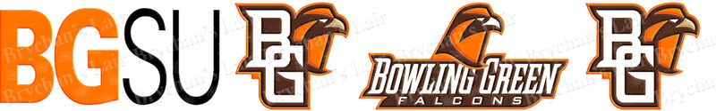 Bowling Green University Falcons No1 Custom Designed Grosgrain Ribbon - product image