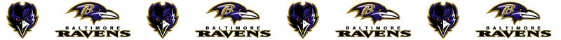Baltimore Ravens Grosgrain Ribbon Custom Printed by the Yard - product image