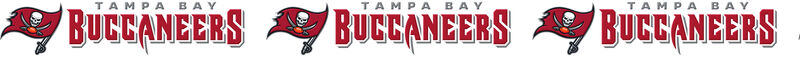 Tampa Bay Buccaneers ver. No3 Grosgrain Ribbon Custom Printed by the Yard - product image