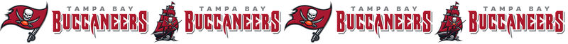 Tampa Bay Buccaneers ver. No2 Grosgrain Ribbon Custom Printed by the Yard - product image