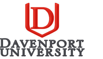 Davenport University Panthers ver. No2 Custom Designed Grosgrain Ribbon Printed by the Yard - product image