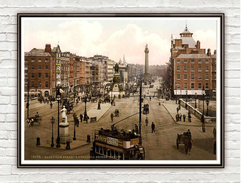 Vintage Photo of Dublin Ireland 1899 - product images