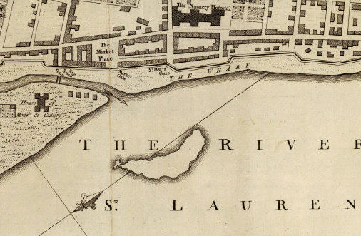 Ville Marie Montreal Map Old Map Of Montreal Or Ville Marie Canada 1758 Vintage Map - Vintage Maps  And Prints
