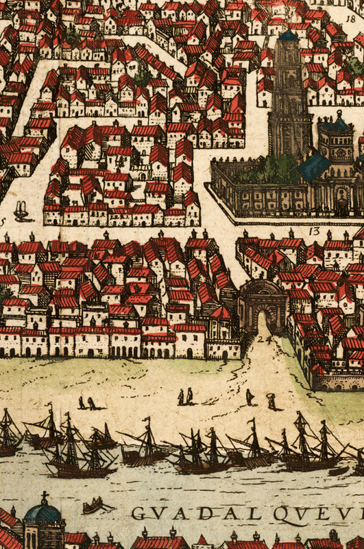 City map Sevilla Spain