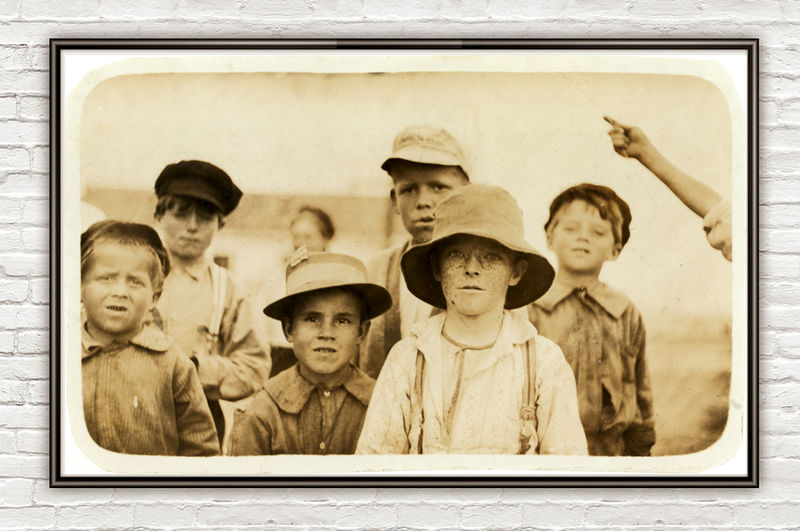 Lewis Hine oyster shuckers, Biloxi, Mississippi, 1911 - product images