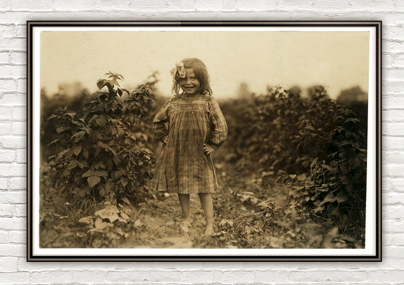 Lewis Hine, 6 year old berry picker, Rock Creek, Maryland, 1909 - product images