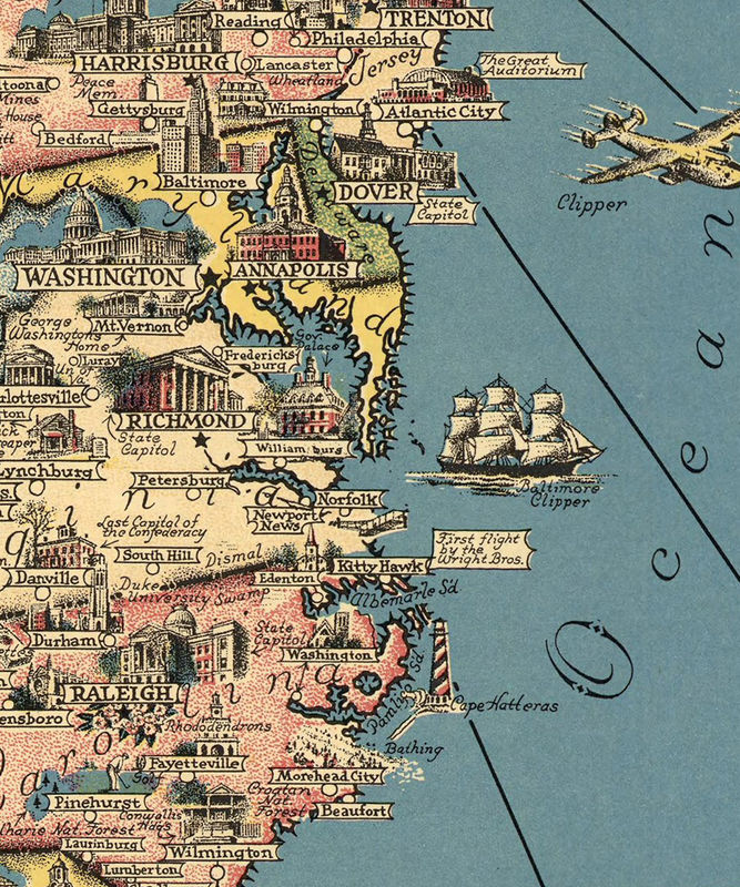 洋書 The united states in old maps and prints Old Map of America, America Map, USA Map, Map of USA, Map of
