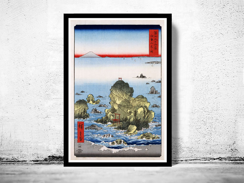 Hiroshige_Futamigaura_in_Ise_P