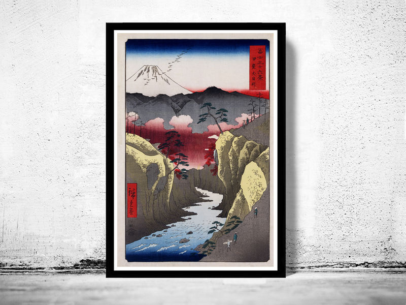 Hiroshige_Inume_Pass_in_Kai_Pr