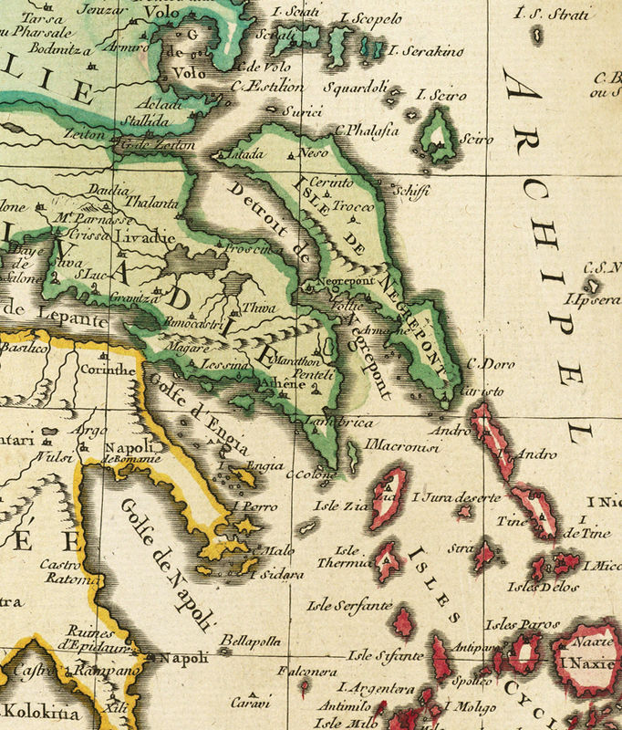 Old Map of Turkey 1760 Vintage Map Wall Map Print VINTAGE MAPS AND PRINTS