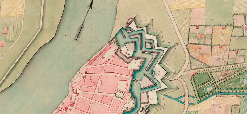 Old Map of Dusseldorf Germany 1795 - VINTAGE MAPS AND PRINTS Old Map of Dusseldorf Germany 1795 - VINTAGE MAPS AND PRINTS