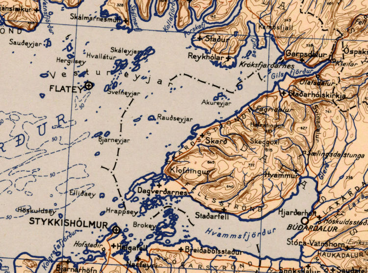 Iceland Printable Maps