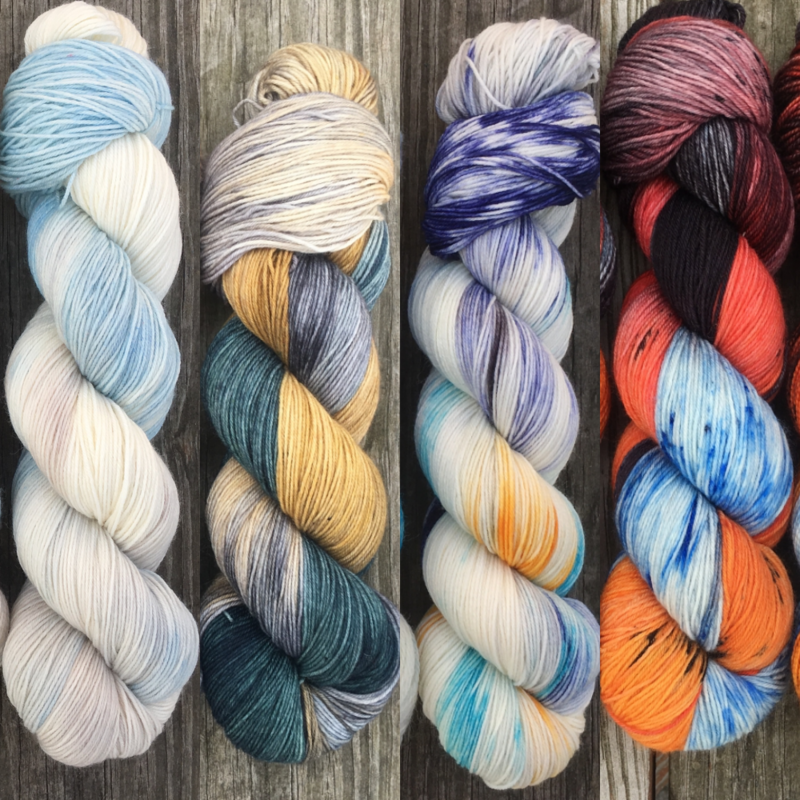Fire and Ice FADE KIT ~ Game of Thrones Inspired Yarn - product images