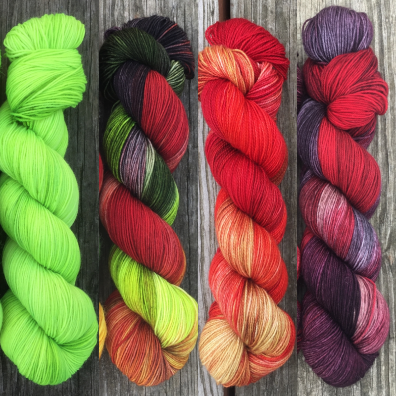 Fiery Revenge FADE KIT ~ Game of Thrones Inspired Yarn - product images