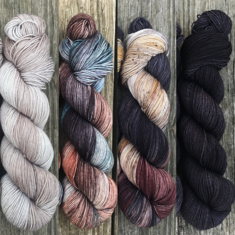 Maesters and Three Eyed Ravens FADE KIT ~ Game of Thrones Inspired Yarn - product images