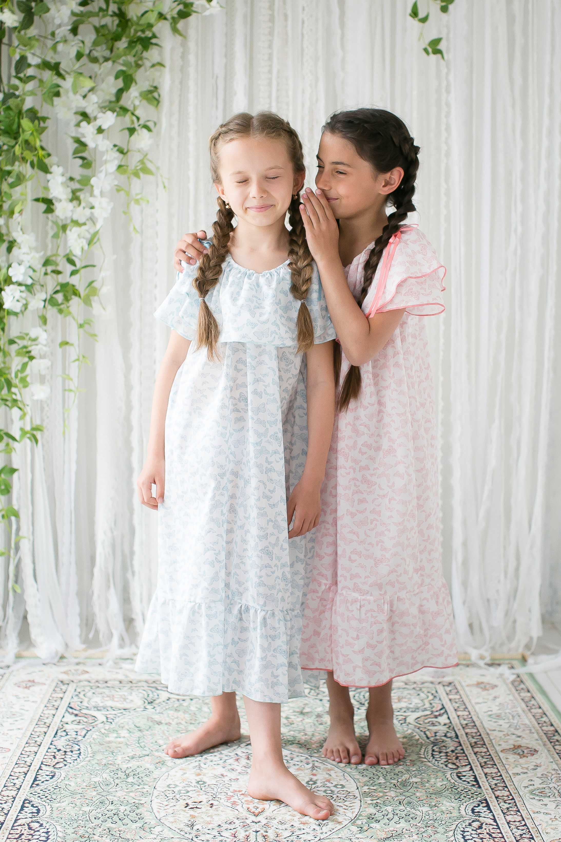 girls cotton nightgown