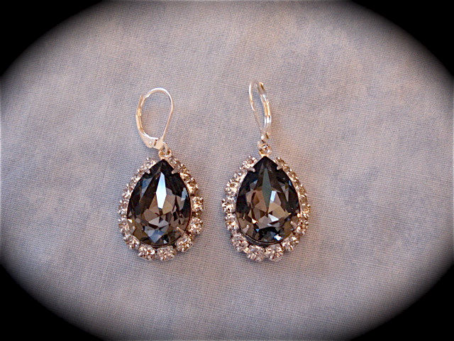 Black And Silver Wedding Jewelry Collection The Crystal Rose Black And Silver Wedding Jewelry Collection The Crystal Rose Bridal Accessories
