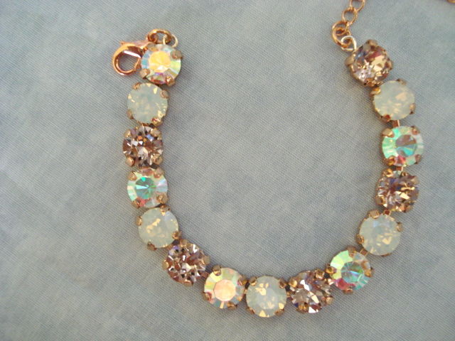 Rose Gold Vintage Opal Bridesmaid Bracelet The Crystal Rose Gold Vintage Opal Bridesmaid Bracelet Product Images Of