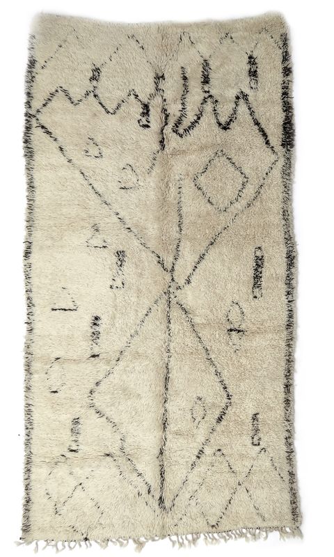 Vintage Beni Ourain Moroccan Rug