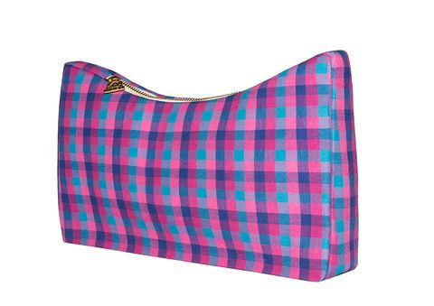 Flamingo Tartan Orome Dip Clutch Flamingo,Tartan,Orome,Dip,Clutch, Orome , organic , clutch, fashion, cloth