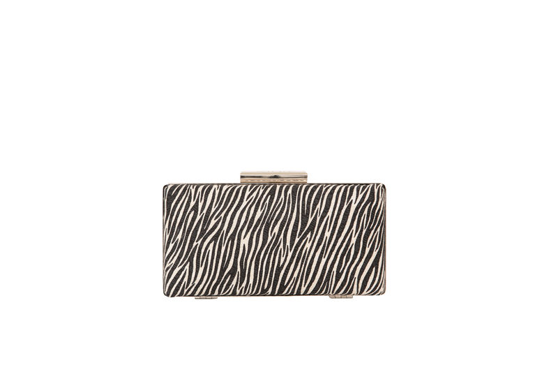 Zebra Print Clutch Wilby Vegan Bags & Accessories Sustainable