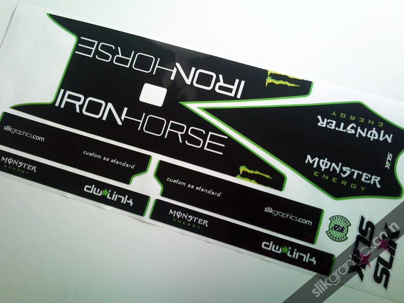 Custom Ironhorse Sunday Decal Kit Slik Graphics