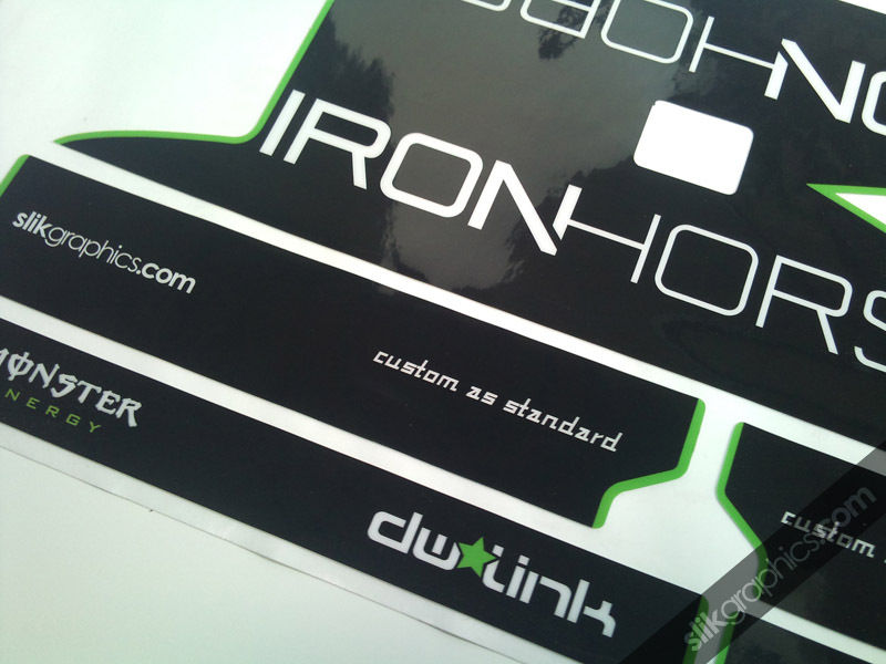 Custom Ironhorse Sunday Decal Kit Slik Graphics