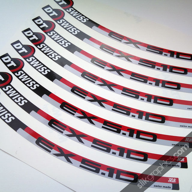 DT Swiss 5.1D Style Decal Kit Slik Graphics