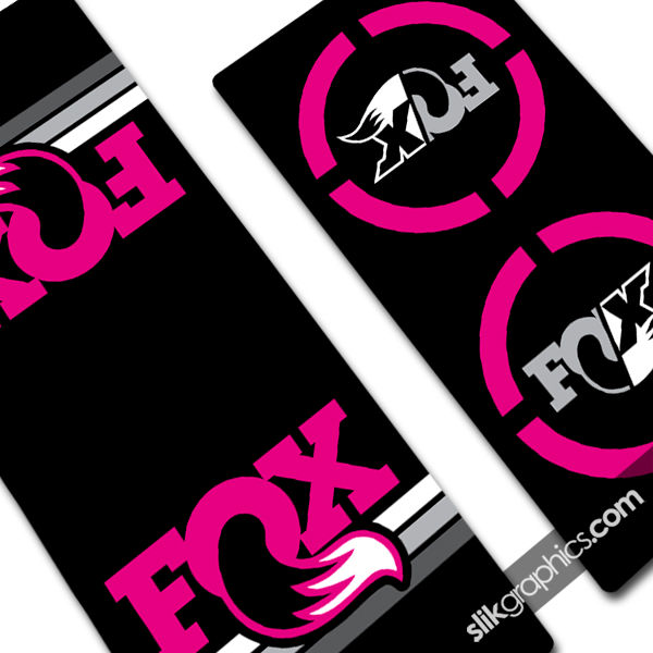 FOX Float X EVOL Performance 2018 Rear Shock Sticker Factory Decal Red