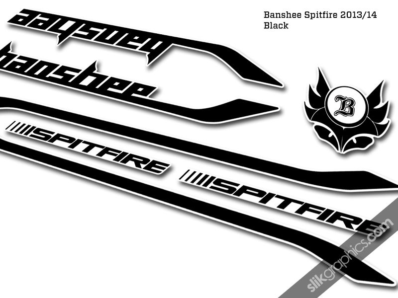 Banshee Spitfire 2014 Style Decal Kit Slik Graphics