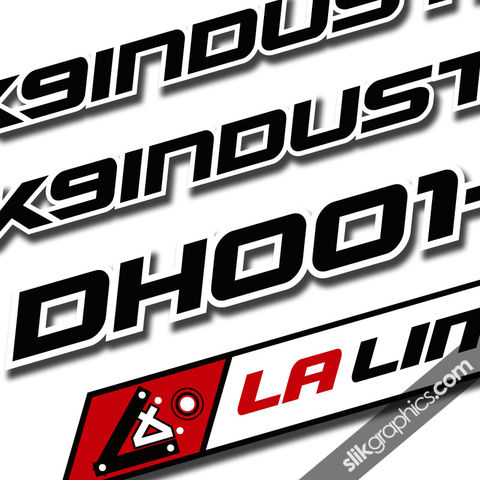 K9,DH001-S,Decal,Kit,K9 Industries, Decal Kit, Stickers, frame decals