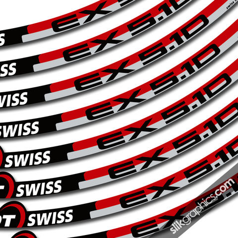 DT,Swiss,5.1D,Style,Decal,Kit,DT Swiss, 5.1D, rim decals, stickers