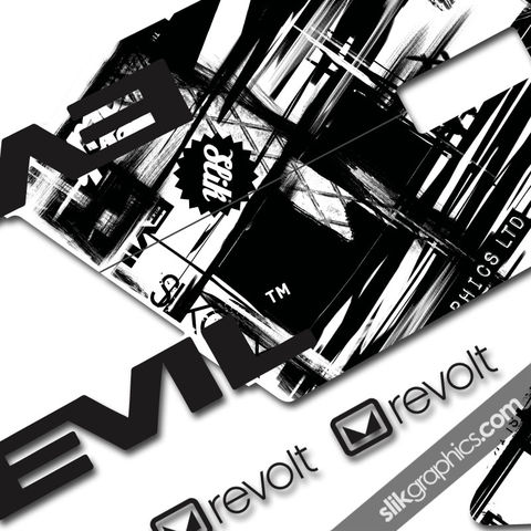 Evil,Revolt,Decal,Kit,-,Transparent, Revolt, Decals, Frame, Graphics kit, stickers
