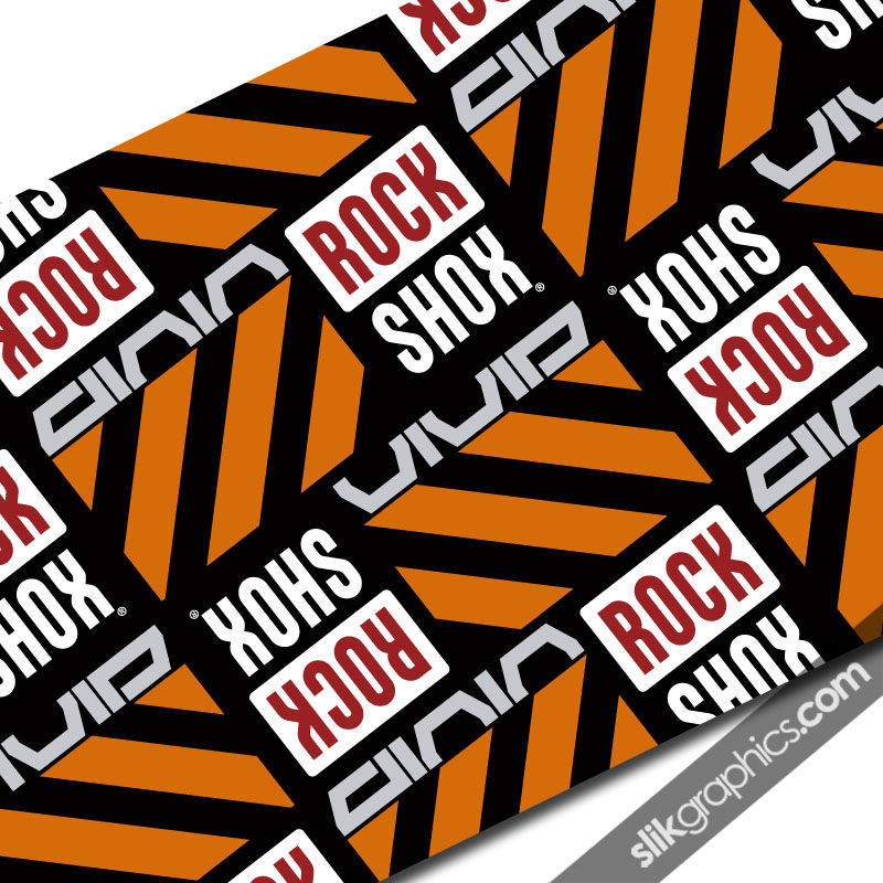 Rear Shock Decals RockShox Collection Slik Graphics