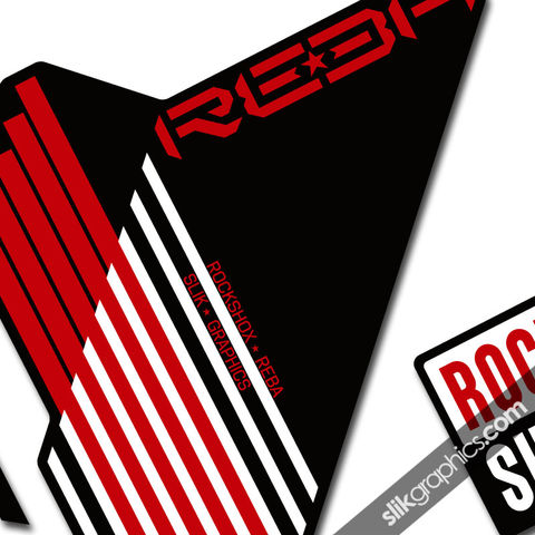 Rockshox,Reba,2009-2010,Style,Decals,-,Black,Forks, Reba, forks, decals, stickers