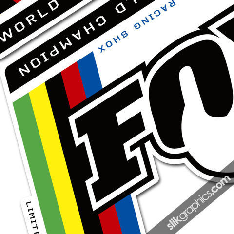 Fox,World,Champion,Style,Decal,Kit, World Champs, Fork decals