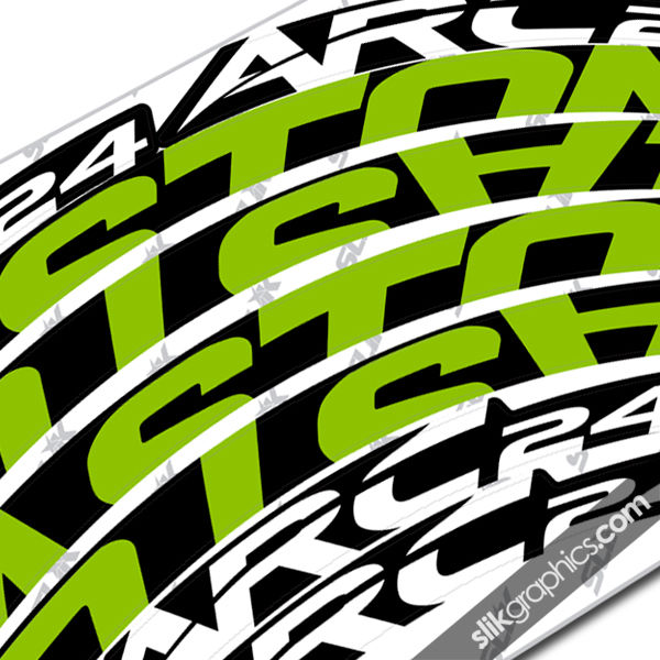 Easton ARC 24 Style Rim Decals - Slik Graphics