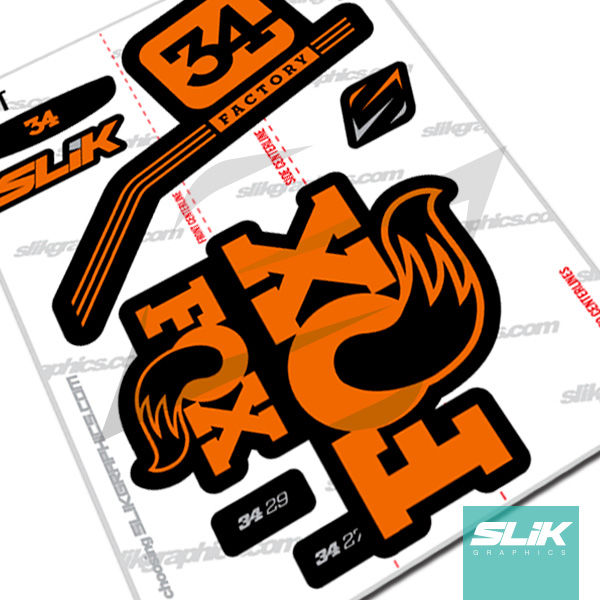 Fork Decals Fox Collection Slik Graphics