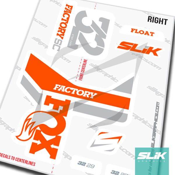 Fork Decals Fox Collection Slik Graphics