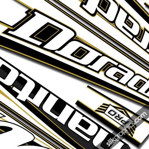 Manitou,Dorado,Decal,Kit, Dorado, fork decals, stickers